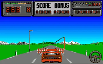 Crazy Cars II screen shot game playing